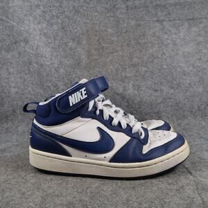 Nike Shoes Youth Kids 4.5 Sneakers Court Borough Mid 2 Casual Leather Trainers